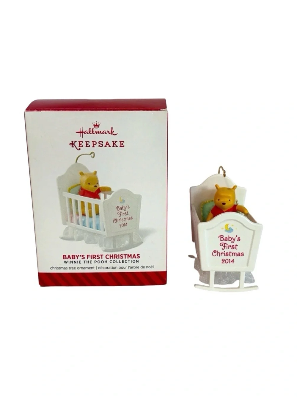 Hallmark Keepsake Ornament Baby’s First Christmas 2014 Winnie The Pooh Disney